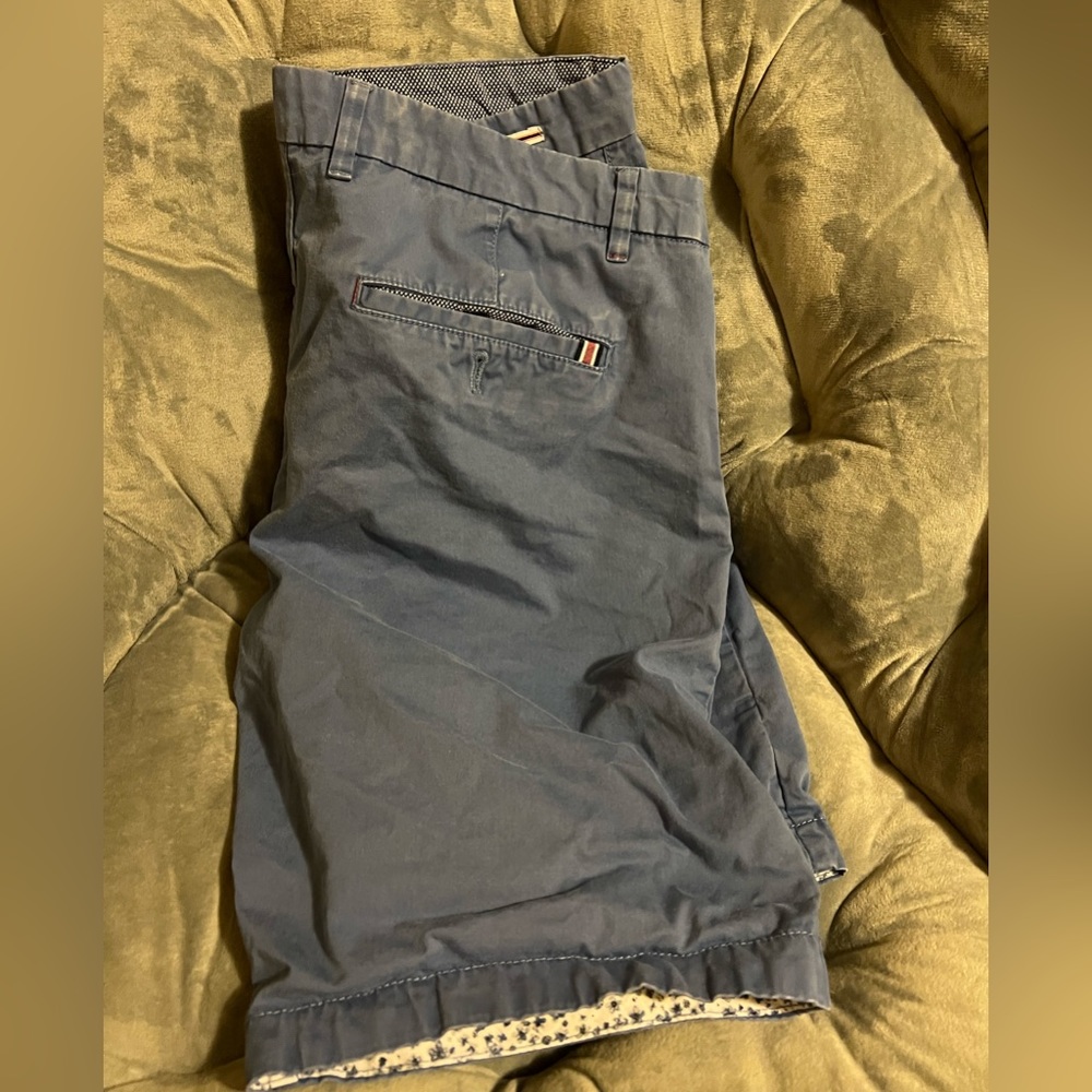 Mens Blue khaki Shorts